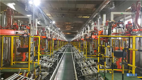 重點項目觀摩 賽輪 東營 輪胎股份基于人工智能技術的高性能半鋼子午胎智能制造項目 為建設輪胎智造 樣板工廠 提供有力支撐